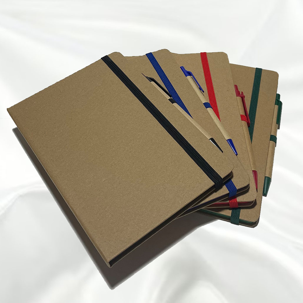 Bloc-notes A5 liège avec stylo