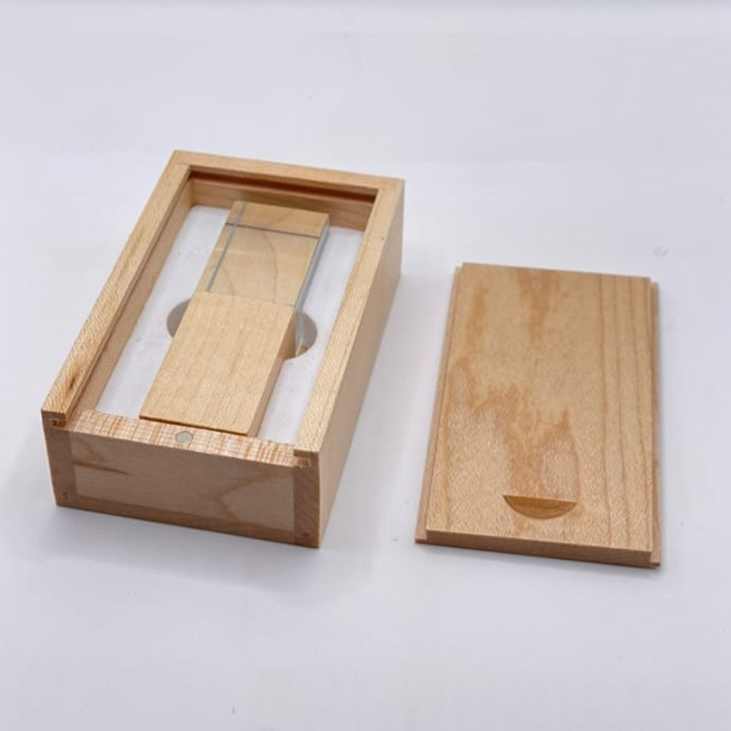 Clé USB en cristal