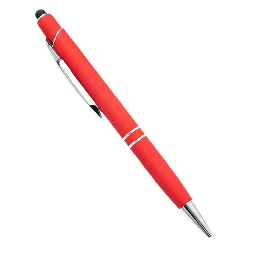 STYLO STYLET METAL RUBBER ROUGE