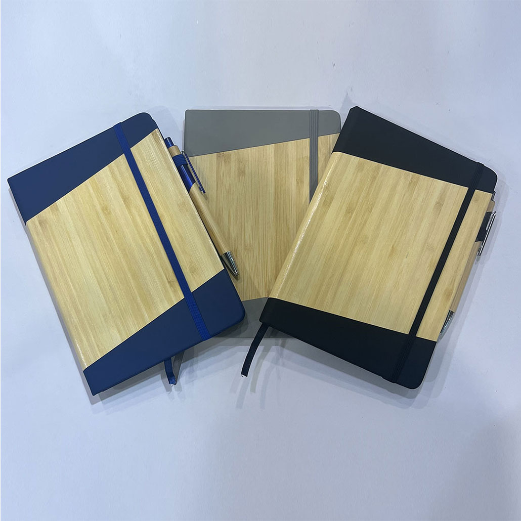 Carnet A5 écologique en bambou personnalisé